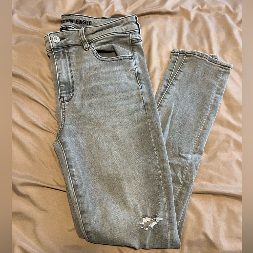 American Eagle Gray Jeans
